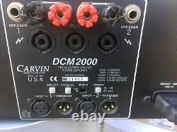 Amplificateur de puissance stéréo professionnel à 2 canaux Carvin DCM 2000 de 2000W - Livraison gratuite