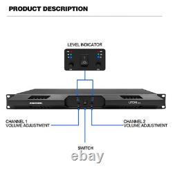 Amplificateur numérique 2 canaux K2 Classe D CVR Amplificateur de puissance professionnel