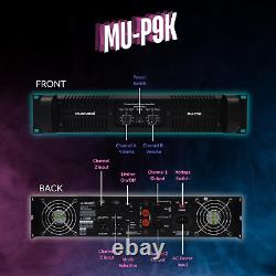 Amplificateur professionnel 2 canaux PA de puissance 9000 Watts en sortie de crête avec