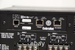 Amplificateur professionnel 8 canaux Crown CTS 8200 avec CobraNet HiQ-Net rayé et bosselé