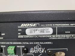 Amplificateur professionnel Bose de la série 1600 VI, 2 canaux, 325 W par canal, testé.