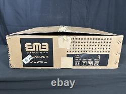 Amplificateur professionnel EMB EB4500PRO de 4500W, neuf dans sa boîte ouverte.