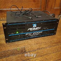 Amplificateur professionnel Peavey PV 2000 2x 1000 Watts TESTÉ POUR LA PUISSANCE