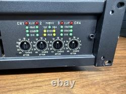 Amplificateur professionnel QSC CX254 4 canaux 250W @ 4 Ohm monté en rack - D'OCCASION FONCTIONNE