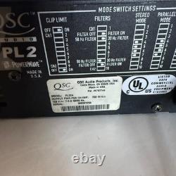 Amplificateur professionnel QSC PL224 PowerLight 2 Series 2 canaux 2400 Watt
