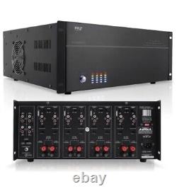 Amplificateur stéréo/mono 8 canaux Pyle Pro PT8000CH 800W RMS/1000W PMPO noir