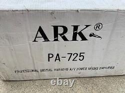 Ark Pro Pa-725 600w 2 Canal Dj/pa Amplificateur De Puissance 5 Mic. Entrée