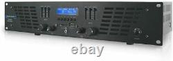 Ax5000 Pro 5000 Watt Technique 2 Canaux Amplificateur Usb, Sd, Scratch Eq & Dent