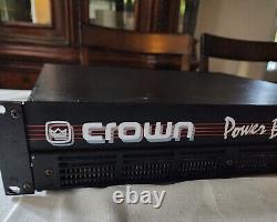 Base de puissance Crown 1 2 canaux Amplificateur audio professionnel 200 p/c 8ohms