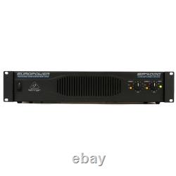 Behringer EP4000 Amplificateur de puissance stéréo professionnel 4000 W avec microphone XLR C