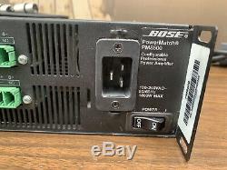 Bose Pm8500 Powermatch Amplificateur De Puissance Professionnel Fonctionne Très Bien! Examiné