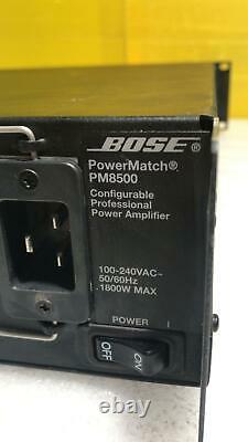 Bose Powermatch Pm8500 Amplificateur De Puissance Professionnel De Configuration