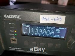 Bose Powermatch Pm8500 Amplificateur De Puissance Professionnel (article Non Testé)