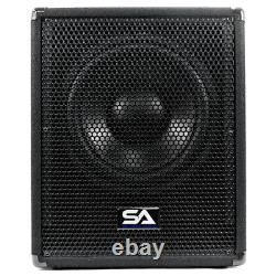 Caisson de basse Pro Audio/DJ de 12 pouces avec amplificateur de classe D 800 watts