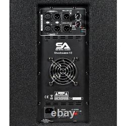 Caisson de basse Pro Audio/DJ de 12 pouces avec amplificateur de classe D 800 watts