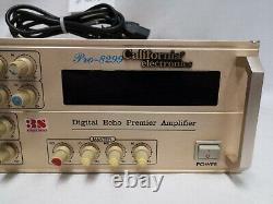 California Electronics Pro-8299 Amplificateur Numérique Echo Premier #1652 Great Cond