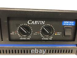Carvin Dcm1500 Amplificateur De Puissance Professionnel À 2 Canaux 1500w Pour Pièces