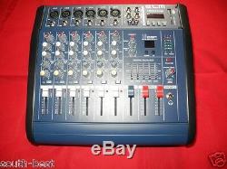 Console De Mixage Amplifiée Amp Pour Console De Mixage Usb Power Power Pro 6 800 W