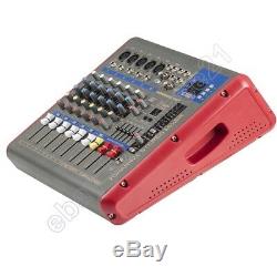 Console De Mixage Audio Console De Mixage Bluetooth Usb Dsp Amplificateur De Puissance 1600w
