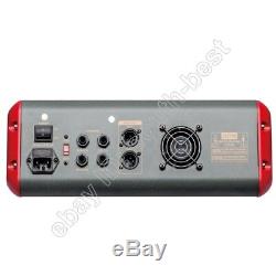 Console De Mixage Pro 5 Canaux 1600 Watts Amplificateur 2 En 1 + Console De Mixage