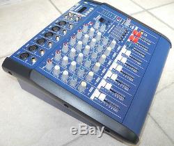 Console De Mixage Pro 6ch Karaoke Music Power Mélangeant Un Amplificateur 800w 48v Usb Sd