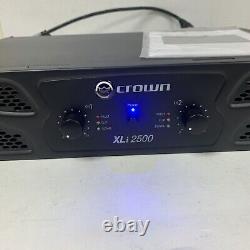 Couronne Pro Audio XLi2500 1500 Watt Amplificateur de puissance DJ/PA à 2 canaux Amp XLI 2500