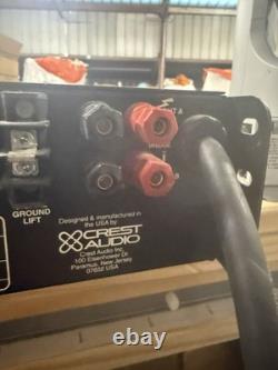 Crest Audio 7001 amplificateur de puissance professionnel 2 canaux pièces en l'état non testé