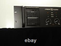 Crest Audio 8002 Professional 4000 Watts Amplificateur De Puissance Dj / Pa