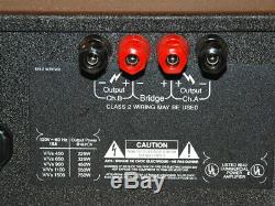 Crest Audio Amp Vs1500 2000 Watt Pro Sono Amplificateur De Puissance Professionnel