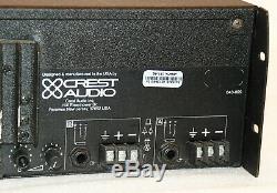 Crest Audio Amp Vs1500 2000 Watt Pro Sono Amplificateur De Puissance Professionnel