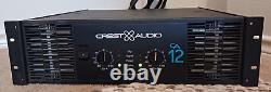 Crest Audio Ca12 Amplificateur De Puissance Professionnel 2 Canaux 1100wpc Ou 2200w Ponté