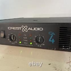 Crest Audio Ca4 Amplifieur De Puissance Professionnel Stereo- Testé