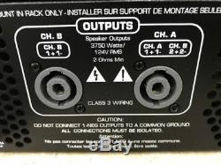 Crest Audio Pro-lite 7.5 Amplificateur De Puissance Professionnel Prolite Mint 7500 Watt Amp