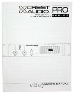 Crest Audio Pro7200 Amplificateur De Puissance Professionnel Pro 7200 De 3400 Watts