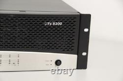Crown CTS 8200 avec amplificateur professionnel 8 canaux CobraNet HiQ-Net rayé et cabossé