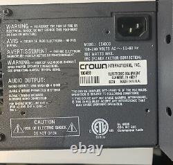 Crown Ce4000 Professional Power Amplificateur Dj/ Pa
