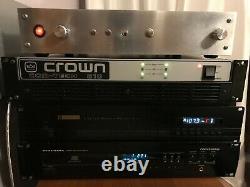 Crown Com-tech 210 Audio Professionnel 2 Ch. Amplificateur De Puissance Made Aux USA Église