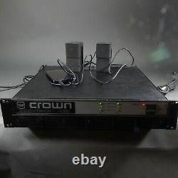 Crown Com-tech 400 2ch. Amplificateur De Puissance Professionnel Stéréo 400w Testé Nettoyé