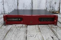 Crown Commercial Series K2 Amplificateur Professionnel Audio 2 Channel Power Amp Red