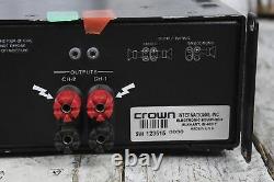 Crown Commercial Series K2 Amplificateur Professionnel Audio 2 Channel Power Amp Red