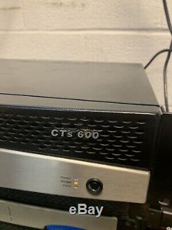 Crown Cts 600 Stereo Professional Power Amp 120v Hiqnet Cts600 Pro Audio