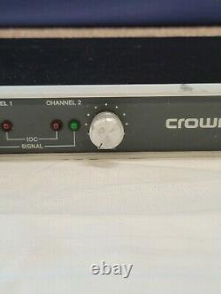 Crown D-75 2 Canaux Amplificateur De Puissance Rack Mount D75 Amp Pro Audio 55 W