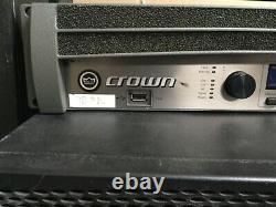 Crown Itech 12000 Hd Pro Audio Pa Loud Speaker Amplificateur Harman I Tech I-tech