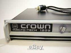 Crown Macro-tech 1202 / Professionnelle 2 Canaux Amplificateur / Fxq / 020662 - CC