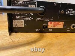 Crown Micro Tech 1200 Pro Amplificateur De Puissance Audio Pa Utilisé