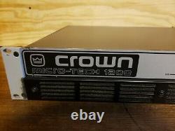 Crown Micro Tech 1200 Pro Audio Pa Amplificateur De Puissance Utilisé En Bon État
