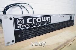 Crown Micro-tech 600 Amplificateur De Puissance Pa Professionnel En Très Bon État