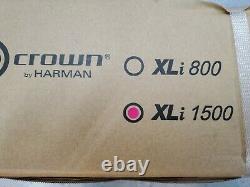 Crown Pro Audio Xli1500 Amplificateur De Puissance Dj/pa 2 Canaux