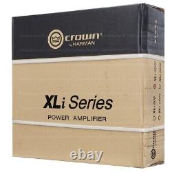 Crown Pro Audio Xli2500 1500 Watt 2 Canaux Dj/pa Amplificateur De Puissance XLI 2500