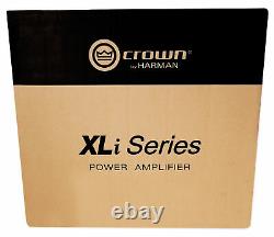 Crown Pro Xli1500 900w 2 Canaux Dj/pa Amplificateur De Puissance Professional Amp+rockship
